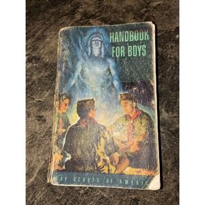 1948 Handbook for Boys 5th Edition 11th Print 1957 Boy Scouts of America No 3225